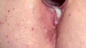 Playing Intensely With Muscular Pussy Lips Before Work