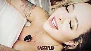 Cassiana costa sucks thick black cocks and takes hot cum mouth