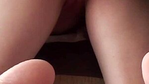 aprill's blindfolded petite teen ass bent over for old man's doggystyle cumshot 😈