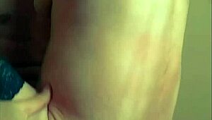 she's so slender in lingerie, convinced hubby to film her cowgirl riding at home