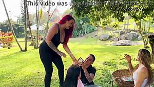 armybooms flirty casting interview flips into bareback threesome cumswap orgy