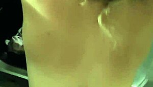 POV Sneak Fuck Curvy Milf Wife Car Garage Quiet