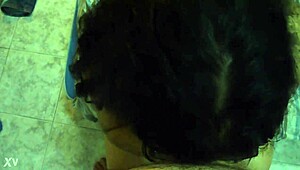this argentinian latina brunette with big tits gives sloppy blowjob handjob and masturbates