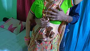 desi babe teases with foreplay then gets fucked hard by bro-in-law on bed