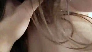 cumming hard on hot blonde's pretty face explosion!