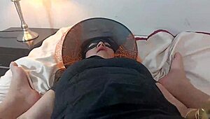 on halloween this latina witch milf gets her ass filled with cum for cash in sheer xred