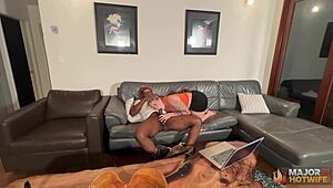 hey busty blonde how's rome major's cock feel in your pussy?