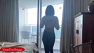 i made eve sweet cum hard with my buttplug pov closeup