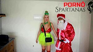 cute brazilian blonde rides big cock doggystyle with juicy ass shaking