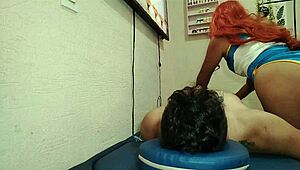 hey, hired this hot latina cosplayer for my private massage fun 🔥😏