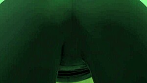 check those blowjob slurps and big puffy pussy lips peeking thru yoga pants in 69 close up