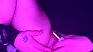 how does this dirty goth milf slut play her wet pussy with dildos?