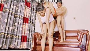 Ever wonder how milf teen blowjob turns into wild threesome squirting sex?