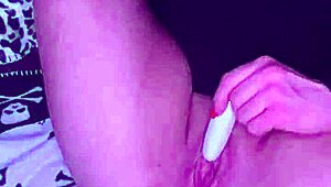 how does this dirty goth milf slut play her wet pussy with dildos?