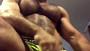 check out muscle geno flexing hard, he demands you worship every ripped inch of his bodybuilder frame