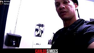 my hot cop friend rams his thick brazilian cock deep in my tight ass