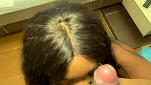 hot colombian babe orders delivery and pays with steamy anal creampie sex from big cocked guy