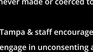 you won't believe how lainey's shaved pussy gets filled with hot cum after ball licking backstage