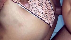 i feel her venezuelan tits bounce as i push balls deep in that latina wife's ass