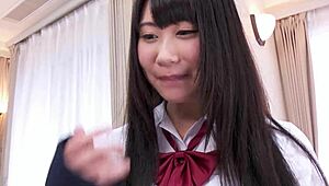 FUKING sexy JAPANESE SCHOOL TEEN 18+ ALL DAY with WET PUSSY CREAMPIE in COWGIRL!