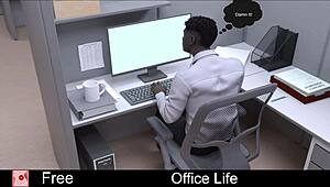 Blonde Wife's Perfect Ass and Big Clit Tease in Black Nylons During Hard Cheating Fuck