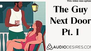 guy next door seduces with moans in erotic neighbor sex