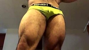 check out muscle geno flexing hard, he demands you worship every ripped inch of his bodybuilder frame