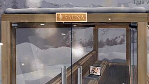 Porn Dolls' Holiday Special Features Serenity's Snowy Milf Tit Warm-Up