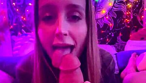 late night romantic cock sucking pov with laney grey and brad newman