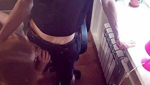 she practices her kegel exercises with pussy love in amateur cosplay outdoors