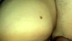 redhead shakes her big ass and spreads wet pussy wide