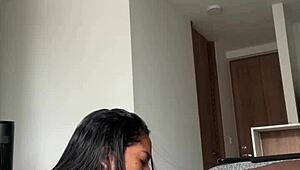 Sloppy Blowjob From Braces Teen To Stepbro's Monster Cock!