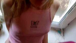 she practices her kegel exercises with pussy love in amateur cosplay outdoors