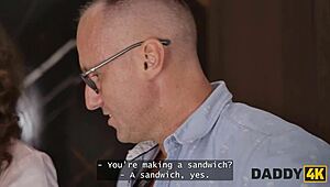 Daddy4K Vixi Rafi Satisfies Old Guys Hardcore Fuck Shaved Pussy Small Tits Czech Teen