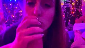 late night romantic cock sucking pov with laney grey and brad newman