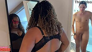 chubby wife rides cocks in wild orgy hubby watches