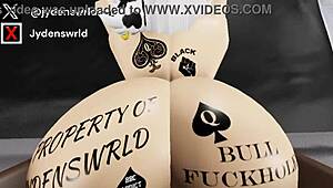 fucking the cowgirl hard then breeding her deep in roblox