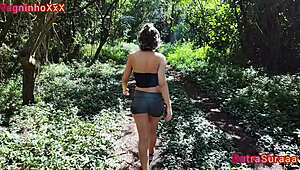 stepdad fucks my tight 18+ latina ass hard in woods best moments tan lines