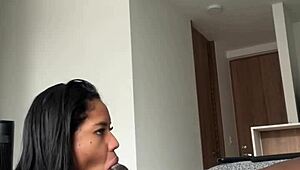 Sloppy Blowjob From Braces Teen To Stepbro's Monster Cock!