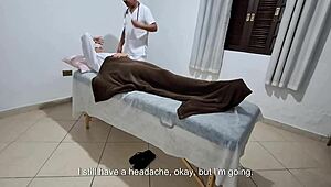 doctor rims patients ass licks pussy fists it deep then creampies both holes