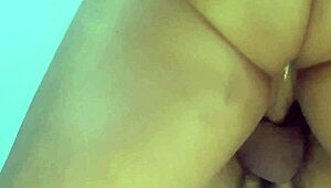 she dominates my huge gaping pussy with her monster cock so rough