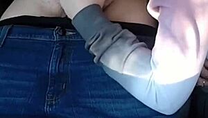 Public Car Pickup Turns into Cute Teen's Deep Cock Swallow