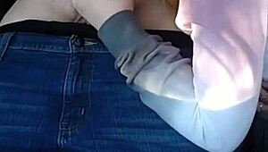 Public Car Pickup Turns into Cute Teen's Deep Cock Swallow