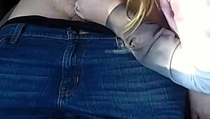 Public Car Pickup Turns into Cute Teen's Deep Cock Swallow