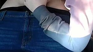 Public Car Pickup Turns into Cute Teen's Deep Cock Swallow