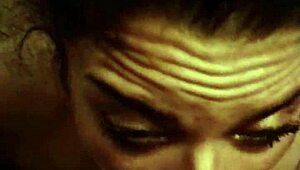 dirty latina slurps massive black cock in hungry sucking frenzy