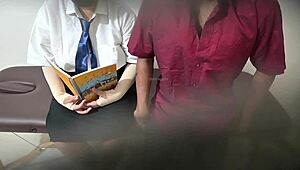 so this college teacher starts sneaking around with her young student behind everyone's back, things heat up quick