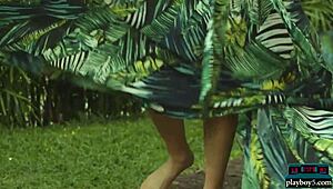 TINY 18+ ASIAN TEEN KIT RYSHA STRIPS PETITE BODY OUTDOORS