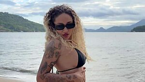 Black Couple Gives Ride To Beach Stranger Latina Leads To Home Threesome