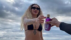 Black Couple Gives Ride To Beach Stranger Latina Leads To Home Threesome